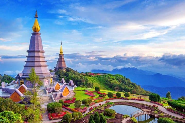 Doi Inthanon Day Tour: Waterfalls, Twin Pagodas & Royal Project from Chiang Mai photo 1
