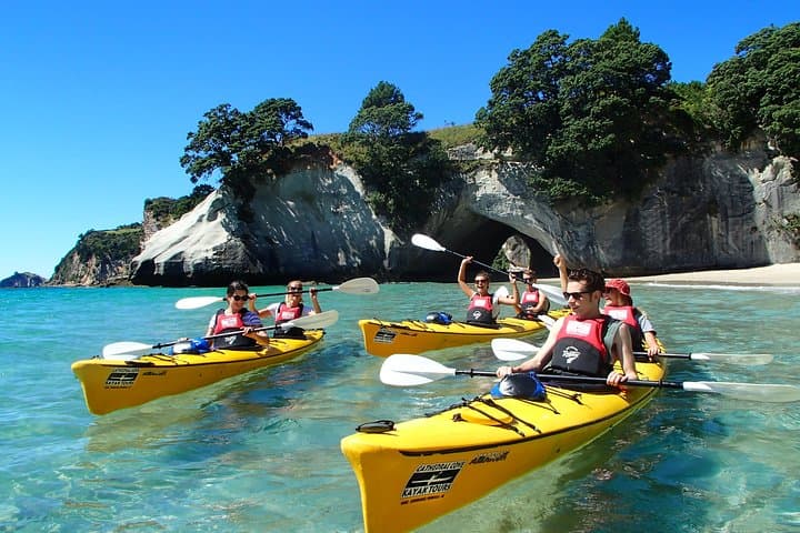 Sea Kayaking to Cathedral Cove: Hahei's Iconic Coastal Paddle