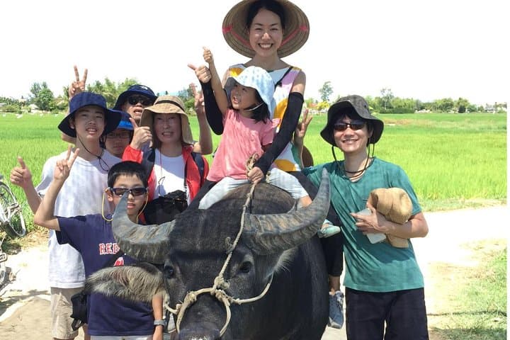 Hoi An Countryside Cycle, Buffalo Ride & Bamboo Basket Boat Experience photo 3