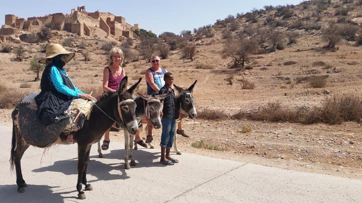 Tiout Oasis & Taroudant Day Trip from Agadir — Donkey Rides, Ancient Walls and Palm Groves