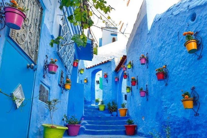 Seville to Morocco: 2-Day Tangier and Chefchaouen Private Tour via Tarifa Ferry