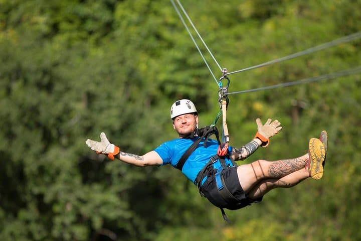 Tranopy Cable Car and Canopy Zipline Tour from Jaco