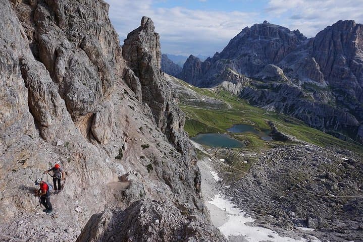 Innerkofler-De Luca Via Ferrata to Monte Paterno — Guided Tre Cime Dolomites Route photo 3