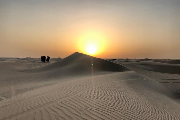 Dubai Sunrise Desert Tour: Sunrise Dune Drive & Sandboarding in the Arabian Desert