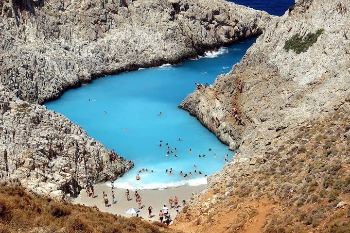 Private Boat Trip to Seitan Limania from Chania — Swim Caves & Coastal Beaches photo 5