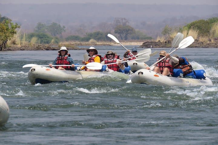 Overnight Canoe Safari on the Upper Zambezi: Tented Camp & Kandahar Rapids
