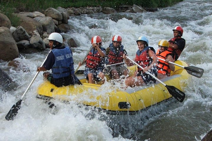 Phuket ATV, Rafting & Zipline Day Trip — Cave Temple, Waterfall & Jungle Thrills