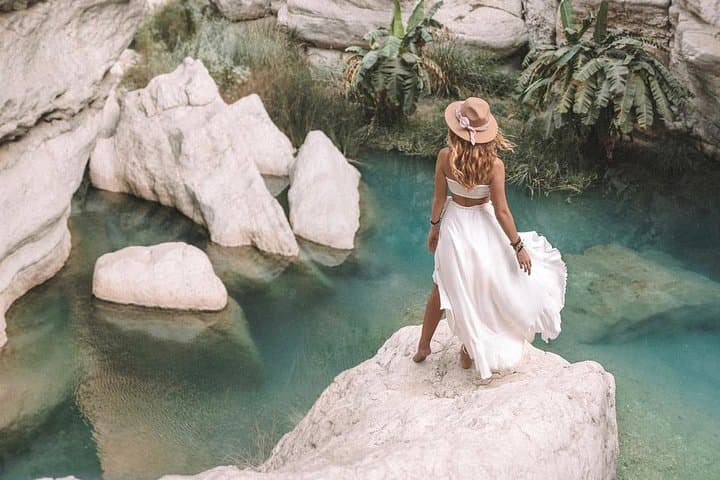 Wadi Shab Full-Day Tour from Muscat: Hike, Swim, and Cave Waterfall