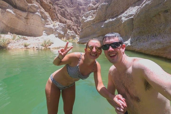 Wadi Shab Day Trip from Muscat: Hike, Swim, and the Cave Waterfall