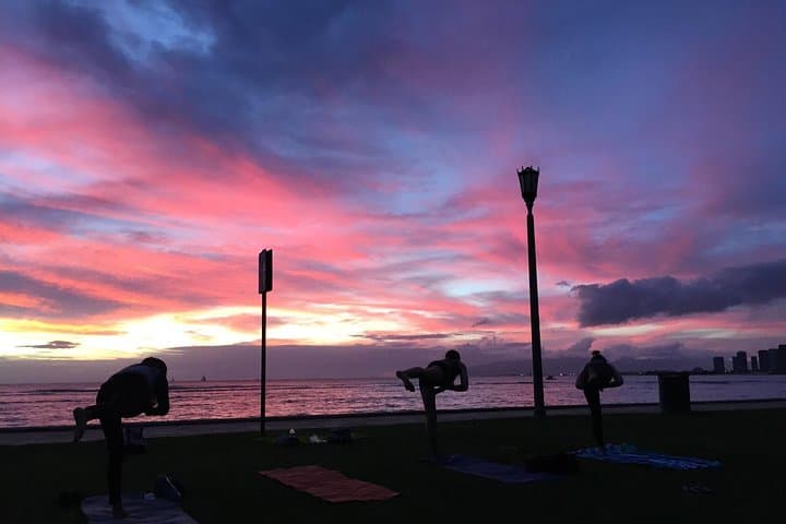 Waikiki Beach Yoga with Diamond Head Views — Morning & Sunset Sessions photo 4