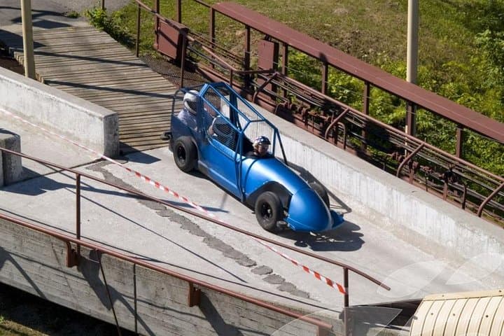 Riga Summer Bobsleigh: Wheeled Bobsled Runs Near Riga