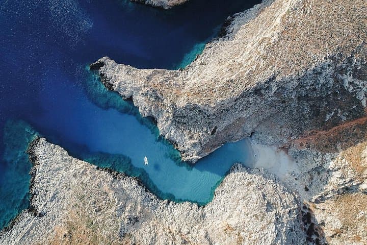 Private 4‑Hour Boat Trip to Seitan Limania — Akrotiri Coves & Snorkel photo 1