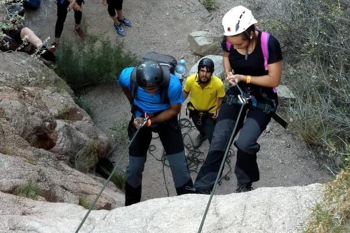 Cacheuta Trek & Rappels — Andes Cliffs, Hot Springs and Valley Views photo 2