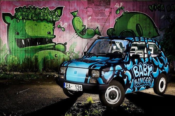 Pan Car Rally in Riga: Graffiti-Decorated Urban Karting Experience photo 2