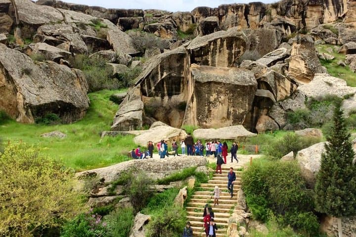 Gobustan & Absheron Private Tour — Rock Art, Mud Volcanoes, Fire Temple & Burning Mountain photo 3