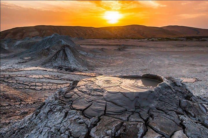 Gobustan & Absheron Private Tour — Rock Art, Mud Volcanoes, Fire Temple & Burning Mountain photo 5