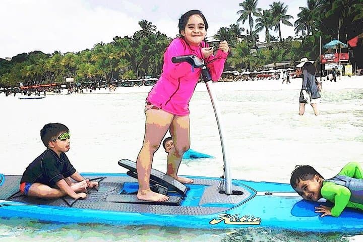 Boracay WaterWalkers: Walk-on-Water Hobie Mirage Eclipse Experience photo 2