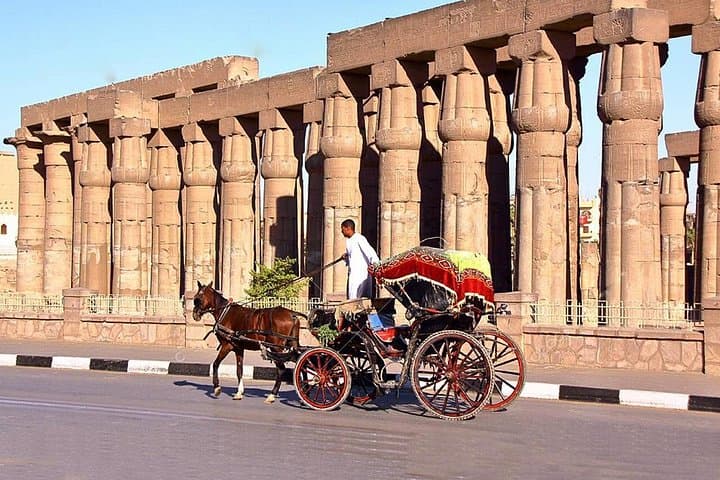 Luxor Horse Carriage City Tour — 3-Hour Private Ride Along the Nile Corniche photo 1