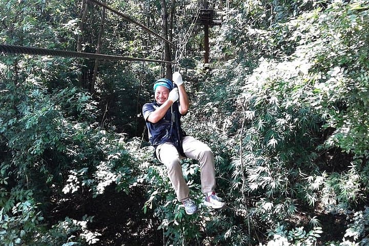 Chiang Mai Zipline and ATV Adventure: Silver Package Jungle Canopy Tour