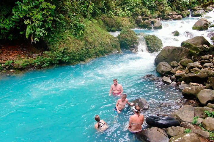 Private 4-in-1: Rainforest Hike, Blue River Swim, Volcanic Mud Baths & Hot Springs in Costa Rica photo 2