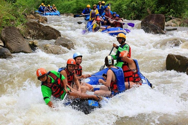 Phuket Day Trip: 5.5 km White-Water Rafting, Zipline, ATV & Suvankhuha Cave Temple