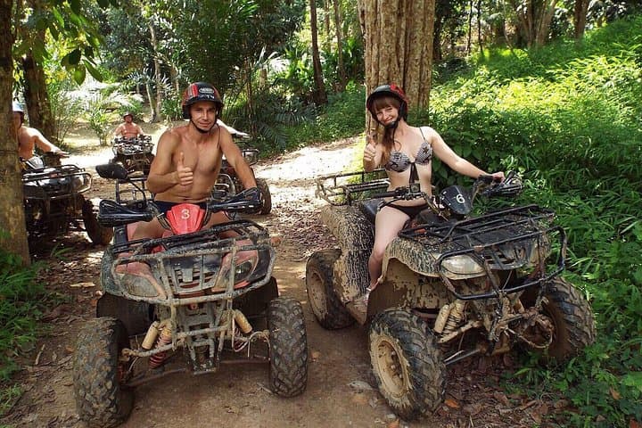 Phuket Day Trip: 5.5 km White-Water Rafting, Zipline, ATV & Suvankhuha Cave Temple photo 3