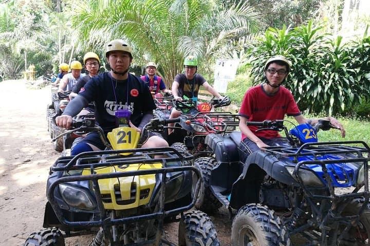 Phuket Day Trip: 5.5 km White-Water Rafting, Zipline, ATV & Suvankhuha Cave Temple photo 4