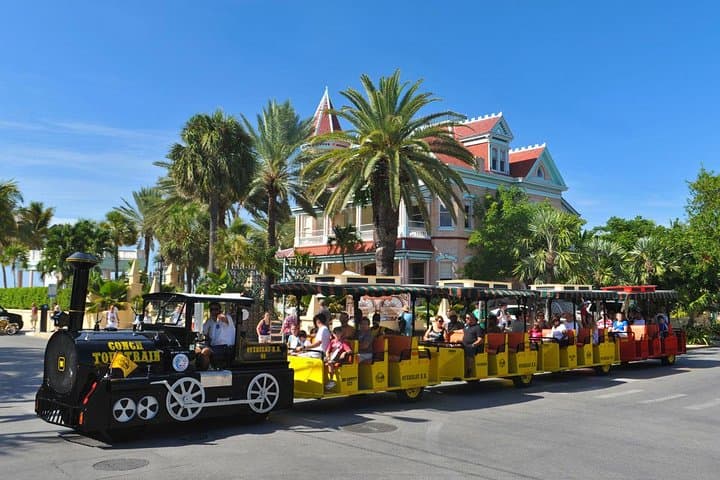 Key West Conch Tour Train — Historic Island Sightseeing & Sails to Rails Museum