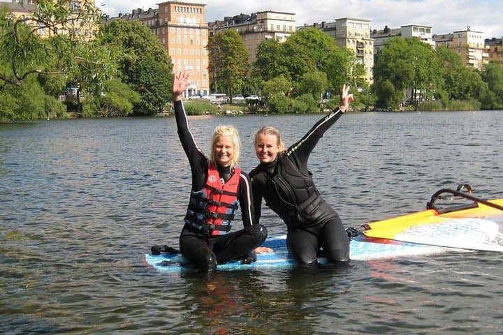 Dynamic Windsurfing Beginner Class Day 1 in Stockholm — Learn to Sail the City Winds photo 3