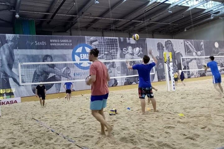 Riga Beach Volleyball Experience — Indoor Sand Courts & Group Play