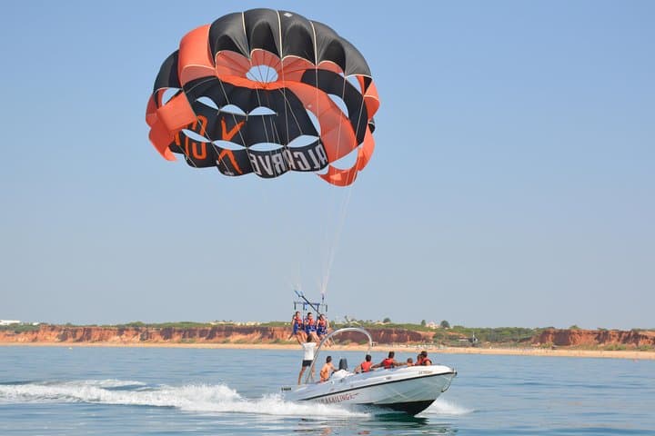 Soar Over the Algarve: Parasailing from Vilamoura photo 3