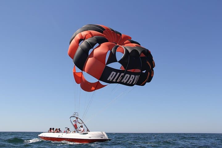 Parasailing Faro: Soar Above Vilamoura’s Algarve Coast photo 4