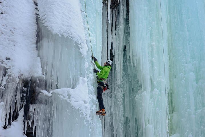 Arctic Ice Climbing Near Kiruna — Guided Intro to Vertical Ice photo 3