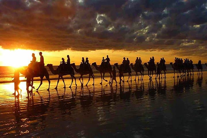 Sunset Camel Ride Along Agadir Beach and Souss River