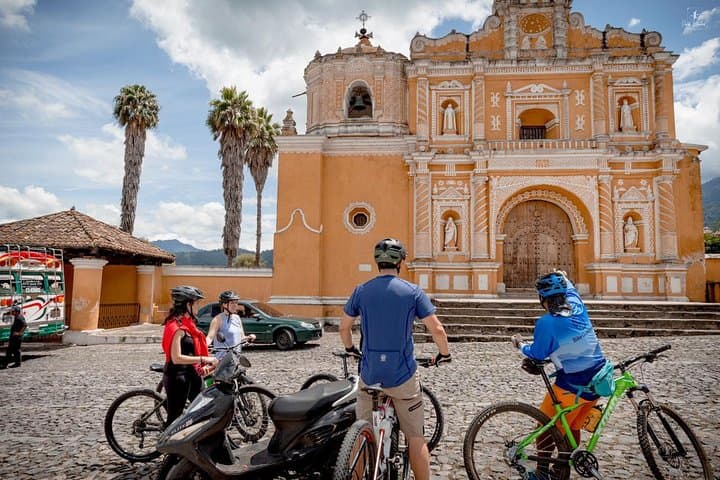 Bike Tour to Antigua Villages from Guatemala City — Ride Ruins, Farms & Weaving Towns