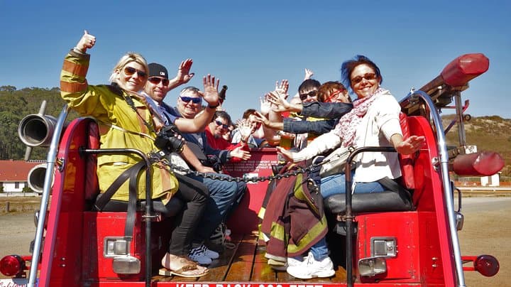 Ride the Big Red Fire Engine Across the Golden Gate: 90-Minute San Francisco Tour photo 3