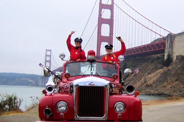 Ride the Big Red Fire Engine Across the Golden Gate: 90-Minute San Francisco Tour photo 5
