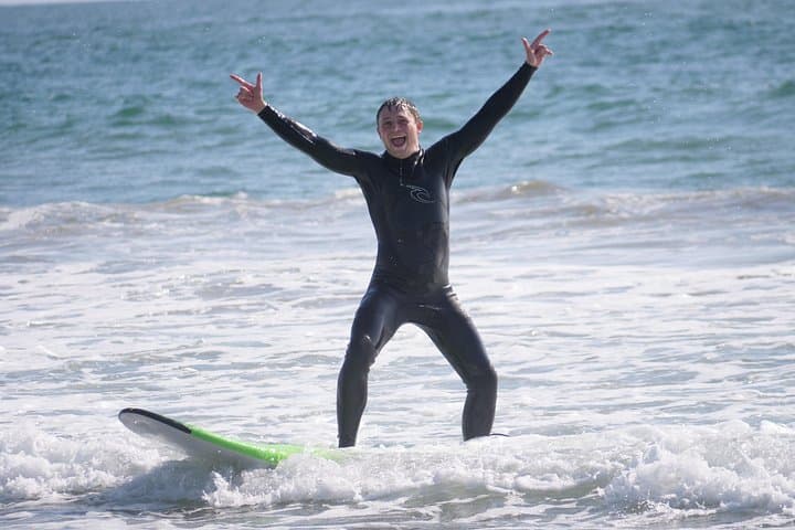 Family Surf Lesson — Learn to Stand Up in Two Hours on Santa Monica Beach photo 2