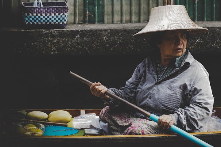 Explore Damnoen Saduak Floating Market & Bridge over the River Kwai: Full-Day Market, Historic Bridge and Death Railway Ride photo 3
