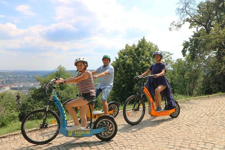 Prague E-Bike & E-Scooter Guided Tour: Riverbanks, Castle Views & Historic Quarters photo 2