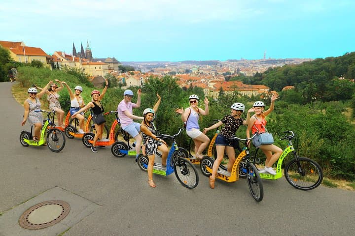 Prague E-Bike & E-Scooter Guided Tour: Riverbanks, Castle Views & Historic Quarters photo 3