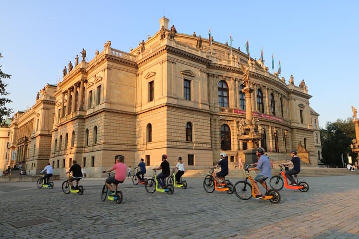 Prague E-Bike & E-Scooter Guided Tour: Riverbanks, Castle Views & Historic Quarters photo 4