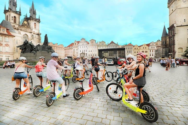 Prague E-Bike & E-Scooter Guided Tour: Riverbanks, Castle Views & Historic Quarters photo 6