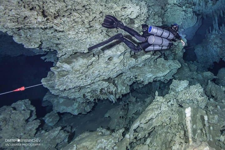 Cave Sidemount Diver TDI Course — 3-Day Intro to Yucatán Cenote Cave Diving