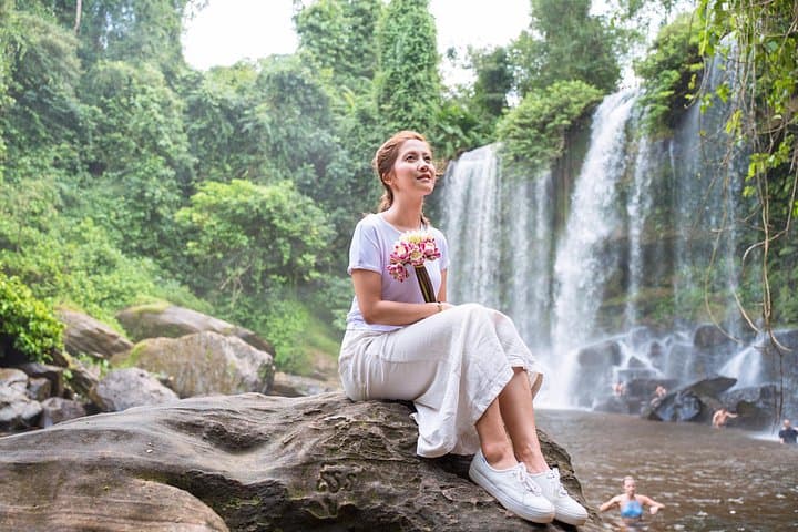 Phnom Kulen & Beng Mealea Day Tour: Waterfalls, Reclining Buddha and Jungle Temple photo 2