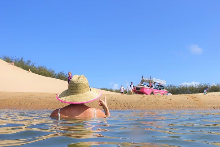 1770 LARC Amphibious Full-Day Tour: Bustard Head Lightstation & Sandboarding photo 2