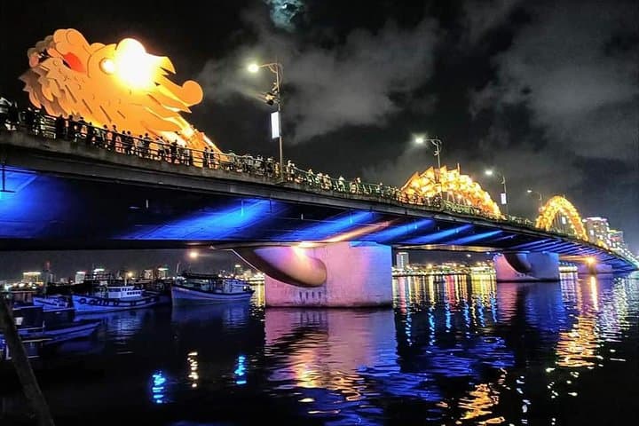 Da Nang Nightlife Tour: Marble Mountains, Lady Buddha & Dragon Bridge photo 4