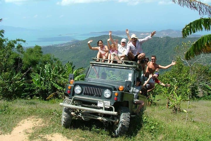 Koh Samui Jungle & Mountain Adventure: 4x4 Jeep, Waterfalls and Temples