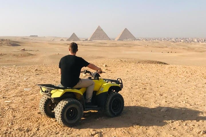 Quad Biking Around the Giza Pyramids: Desert ATV Safari Near Cairo photo 4