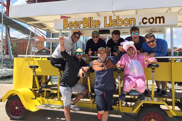 Beer Bike Lisbon: Riverfront Pedal-Pub Tour Along the Tejo